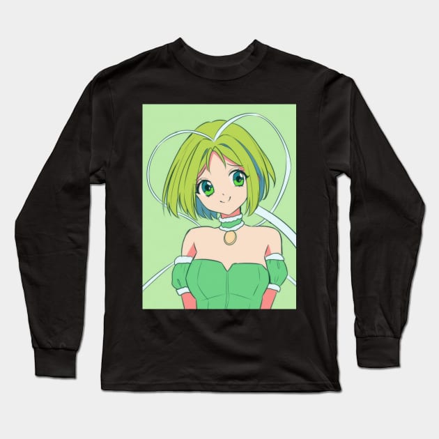 Cat Cat Lettuce Fanart Long Sleeve T-Shirt by YayaChann